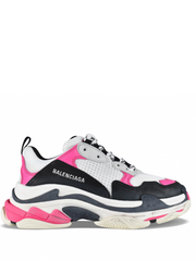 Balenciaga Triple S Trainers White Pink