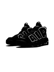 Nikee Air More Up Tempo Black 526