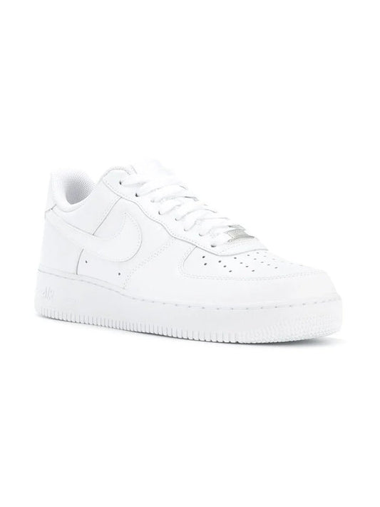 Nikee airforce 1 white pure leather heavy quality 164
