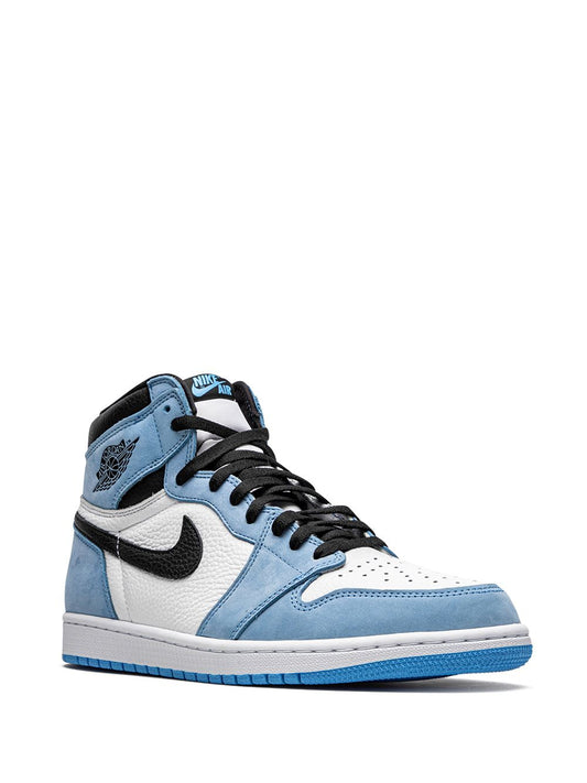 jordan retro 1 high UNIVERSITY BLUE LEATHER SHINE semi ua for her