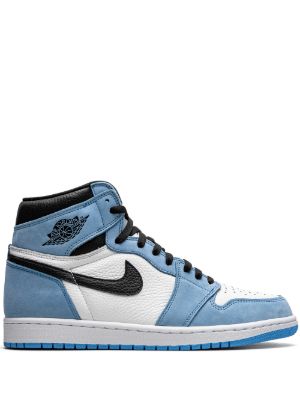 jordan retro 1 high UNIVERSITY BLUE LEATHER SHINE semi ua for her