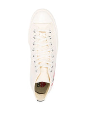 Comme Des Garcons Play x converse chuck 70 high white