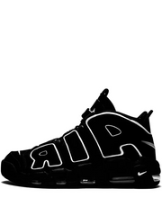 Nikee Air More Up Tempo Black 526