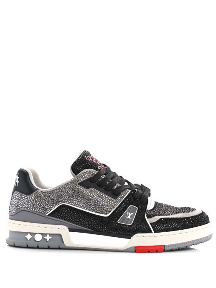 LOUISS VUITTION TRAINER CRYSTAL BLACK RED