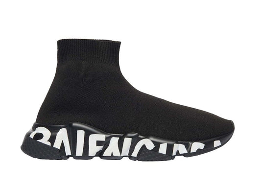 Balenciagaa_Speed_Runners_Graffiti_Black_White