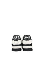 louis vuitton LV trainer signature WHITE BLACK