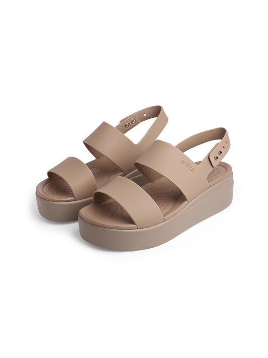 Crocss brooklyn slingback low wedge sandals