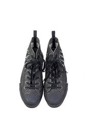 DIOR s B23 BLACK HIGH TOP SNEAKERS