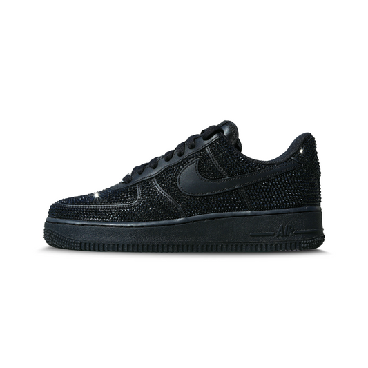 Nikee Airforce 1 All Black Glitter