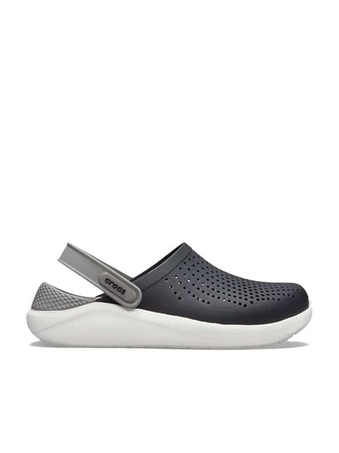 crocss literide black white
