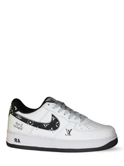 Louiss Vuitton X Nik e Air Force 1 Denim Black