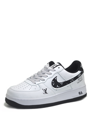 Louiss Vuitton X Nik e Air Force 1 Denim Black