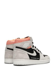 jordan retro 1 high og GREY HYPER CRIMSON semi ua