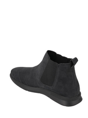 Zaraa Chain Chelsea Suede Black