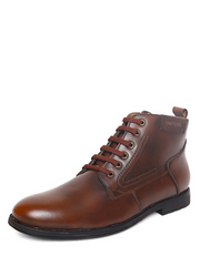 Z 3 Zaraa Goat Brown Leather Formal