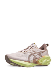 Asicss Novablast 5 Running Trainers in mineral beige and taupe grey
