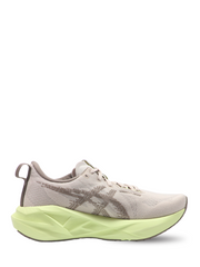 Asicss Novablast 5 Running Trainers in mineral beige and taupe grey