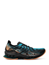 Asicss Gel Kinsei Blast Black Island Orange Sole Running Shoes