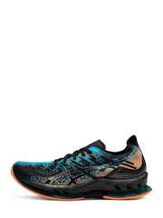 Asicss Gel Kinsei Blast Black Island Orange Sole Running Shoes