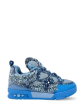Louis Vuitton Skate Trainer Blue Monogram