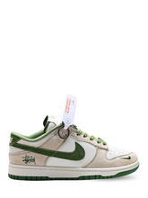 Stussy x NikeSB Dunk Low White Green