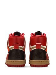 A Bathing Ape Bape Sta 93 Hi Red Orange Light Sand