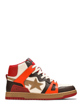 A Bathing Ape Bape Sta 93 Hi Red Orange Light Sand