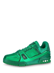 LOUIS VUITTON LV TRAINER SNEAKER GREEN