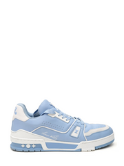 Louis Vuitton Trainer White Blue