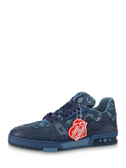 .Louis Vuitton Lv Trainer Denim Blue Louis Vuitton Lv Trainer Denim Blue