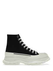 Alexander McQueen Tread Slick High Black White