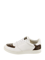 LV Louis Vuitton Rivoli sneakers white Brown