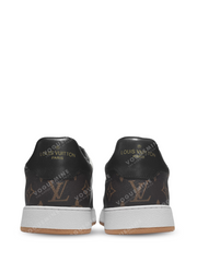 LV Louis Vuitton Rivoli Sneakers Black Brown