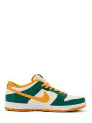 x sb dunk low green orange