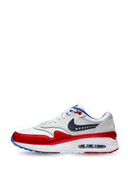 Nikee Airmax 1 Golf USA WHITE RED BLUE