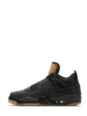 Levis X Air Jordan 4 Black Semi UA Quality
