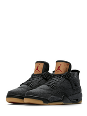Levis X Air Jordan 4 Black Semi UA Quality