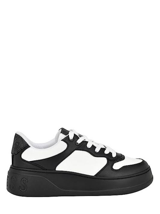Gucci Embossed GG Logo Black White