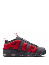 Nikee Air More Uptempo Dark Grey Light Crimson