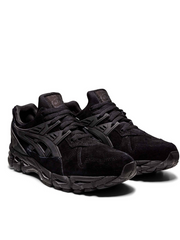 Asicss gel kayano black suede