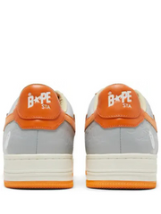 A Bathing Ape Bape Sta Low Grey Orange
