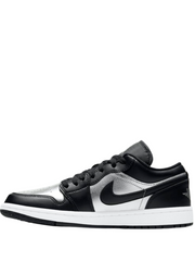 air jordan 1 low silver toe