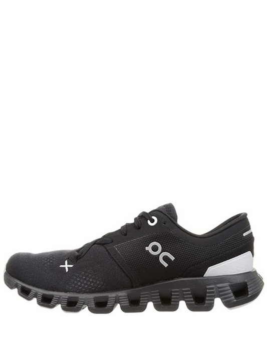 ON Cloud X 3 Running Trainers in All Black