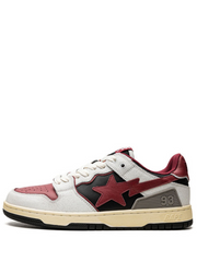 Bape Sk8 Sta Red Grey Black and grey are classic