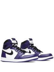Nikee Air Jordan Retro 1 "Court Purple"