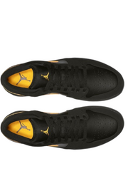 air jordan 1 low black yellow