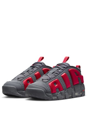Nikee Air More Uptempo Dark Grey Light Crimson