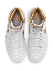 Nikee Air Jordan 1 Retro High OG Metallic Gold
