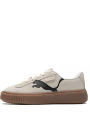 Pumaa Suede Platform Beige Brown