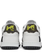 Bathing Ape Bape SK8 Sta White Silver